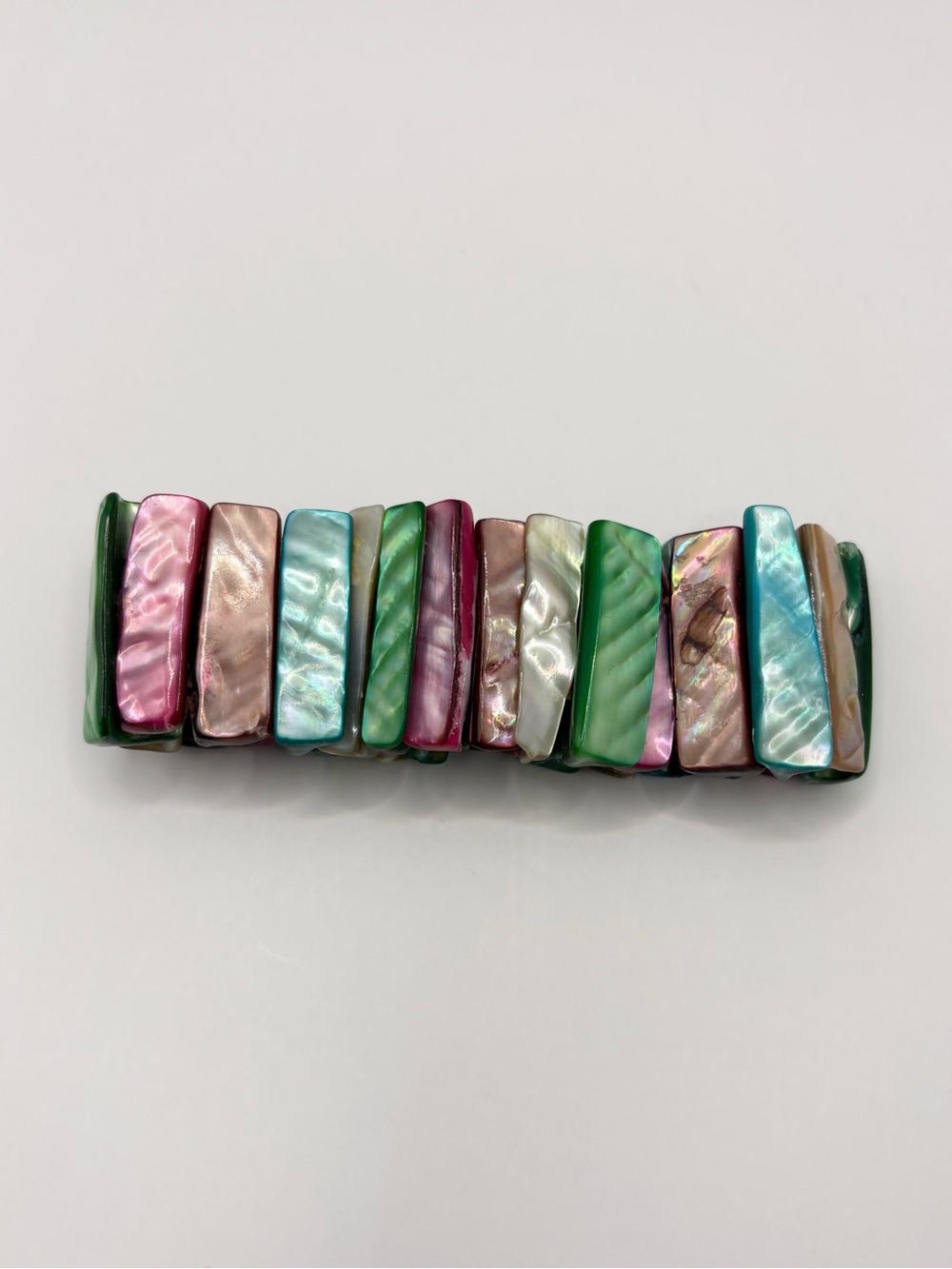 Multicolored Abalone Shell Bracelet